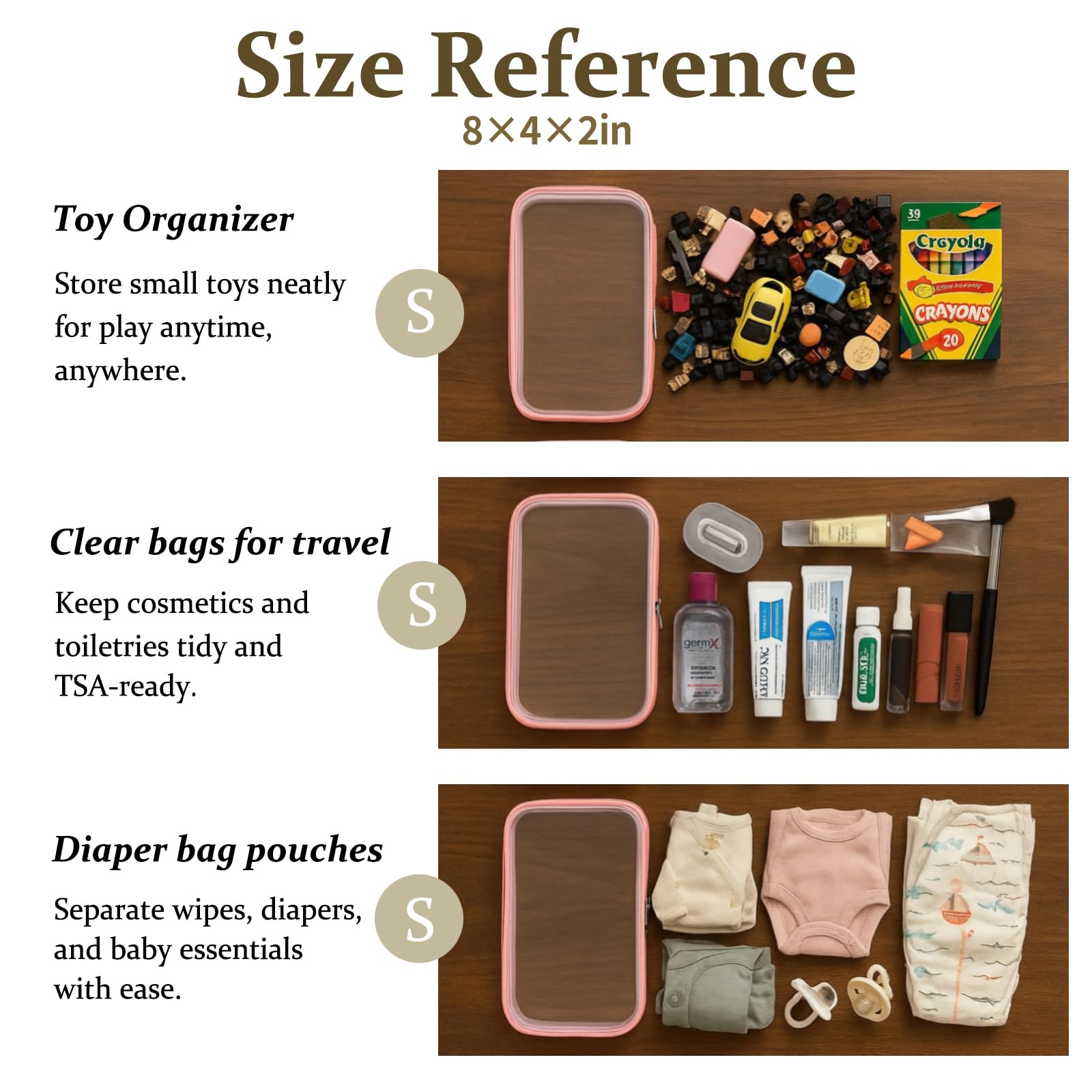WELPIRT hard-shell travel organizer protects contents with crush-resistant construction.