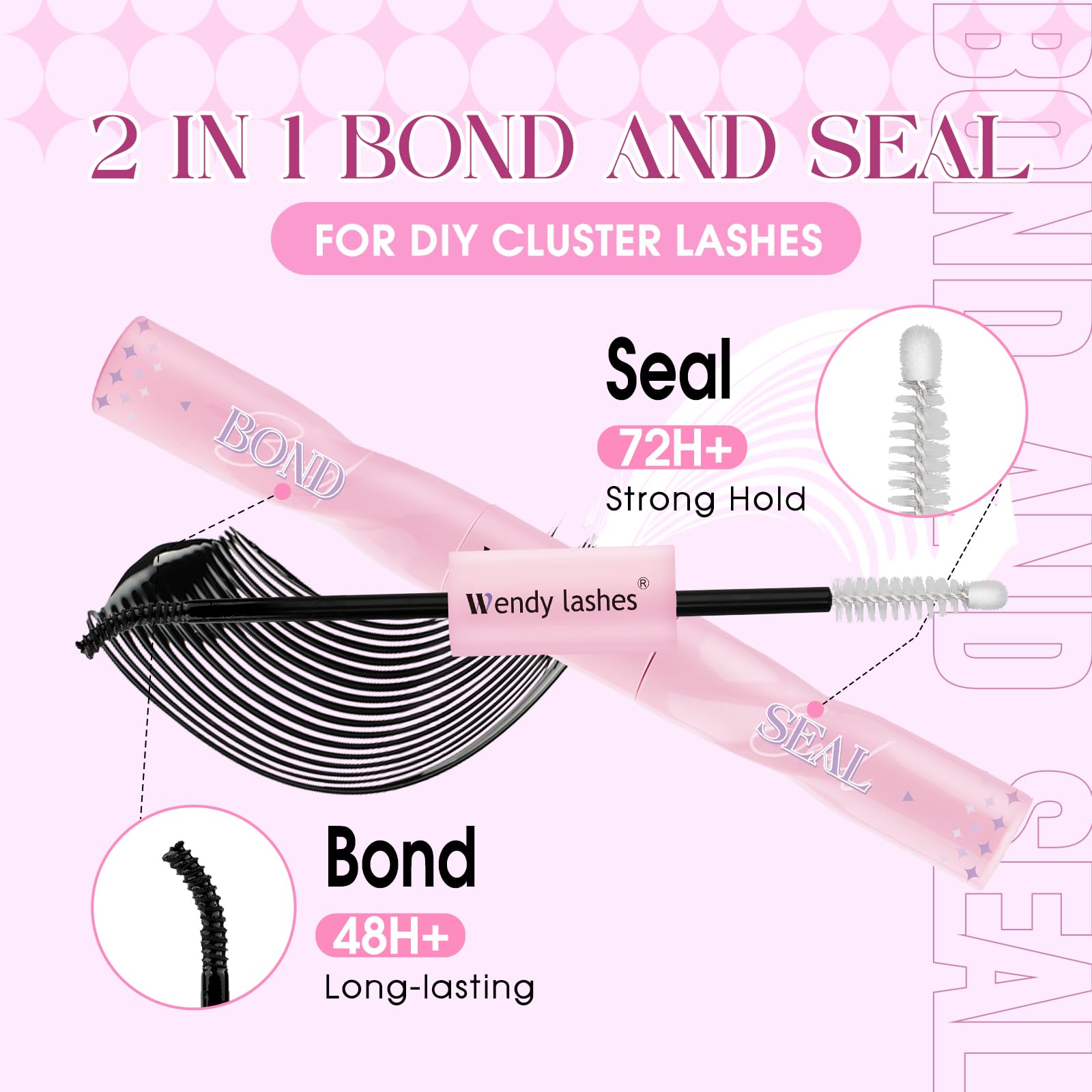 Wendy Lashes D curl clusters deliver upward lift with comfort