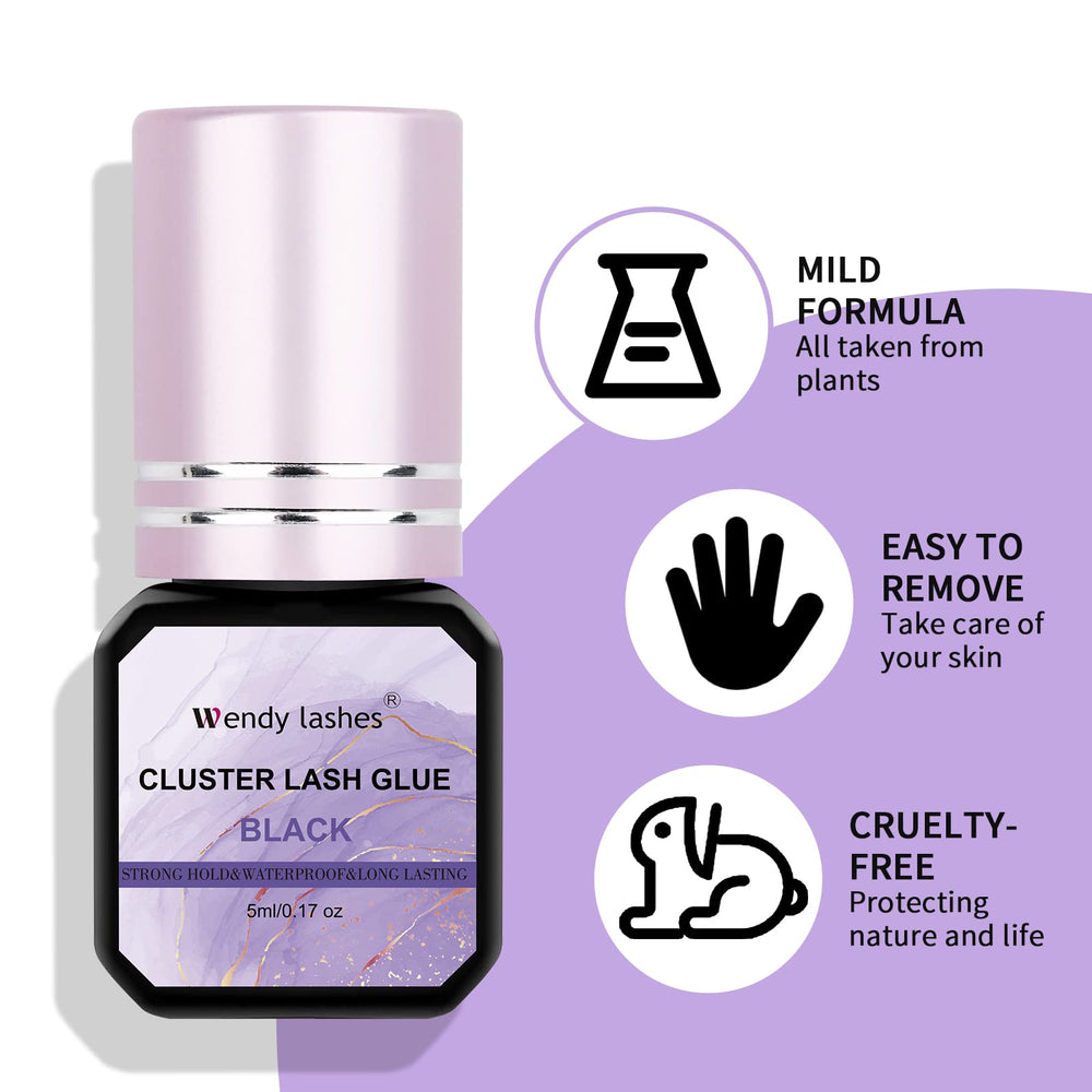 Wendy Lashes DIY lash extension glue for at-home lash setup