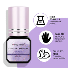 Wendy Lashes DIY lash extension glue for at-home lash setup