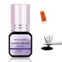 Wendy Lashes lash cluster glue for eyelash clusters with quick hold