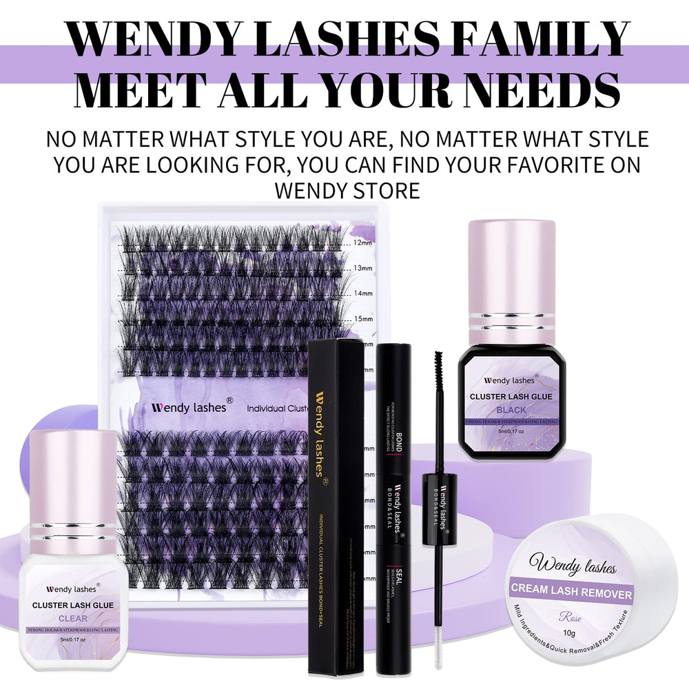 Wendy Lashes long-lasting lash glue offers up to 72 hours hold