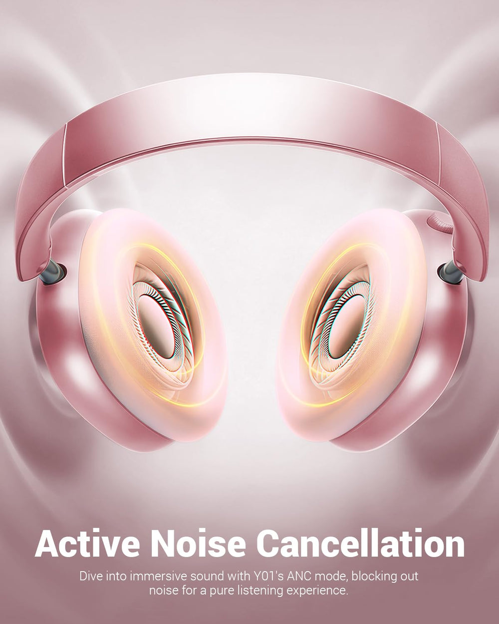 Wentronic Y01 soft protein leather earcups offer long-lasting comfort.