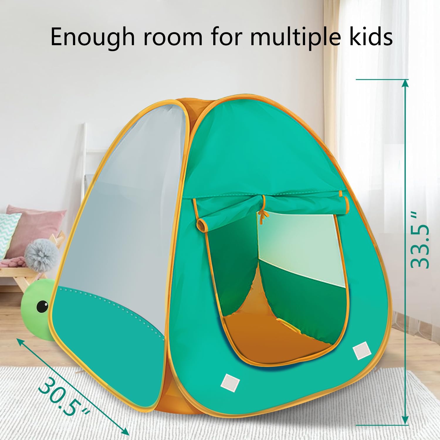 WEOKLL play tent suitable for indoor and outdoor parties and gatherings.