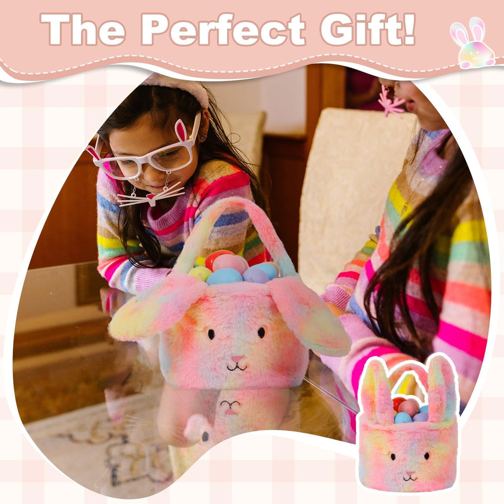 Wepop Easter basket for candy and gifts keeps treasures organized