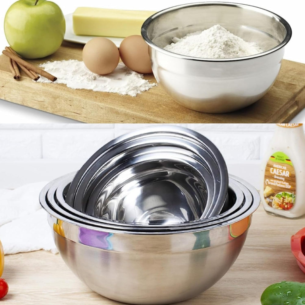 WEPSEN bowls stack neatly in the fridge or pantry for easy storage.