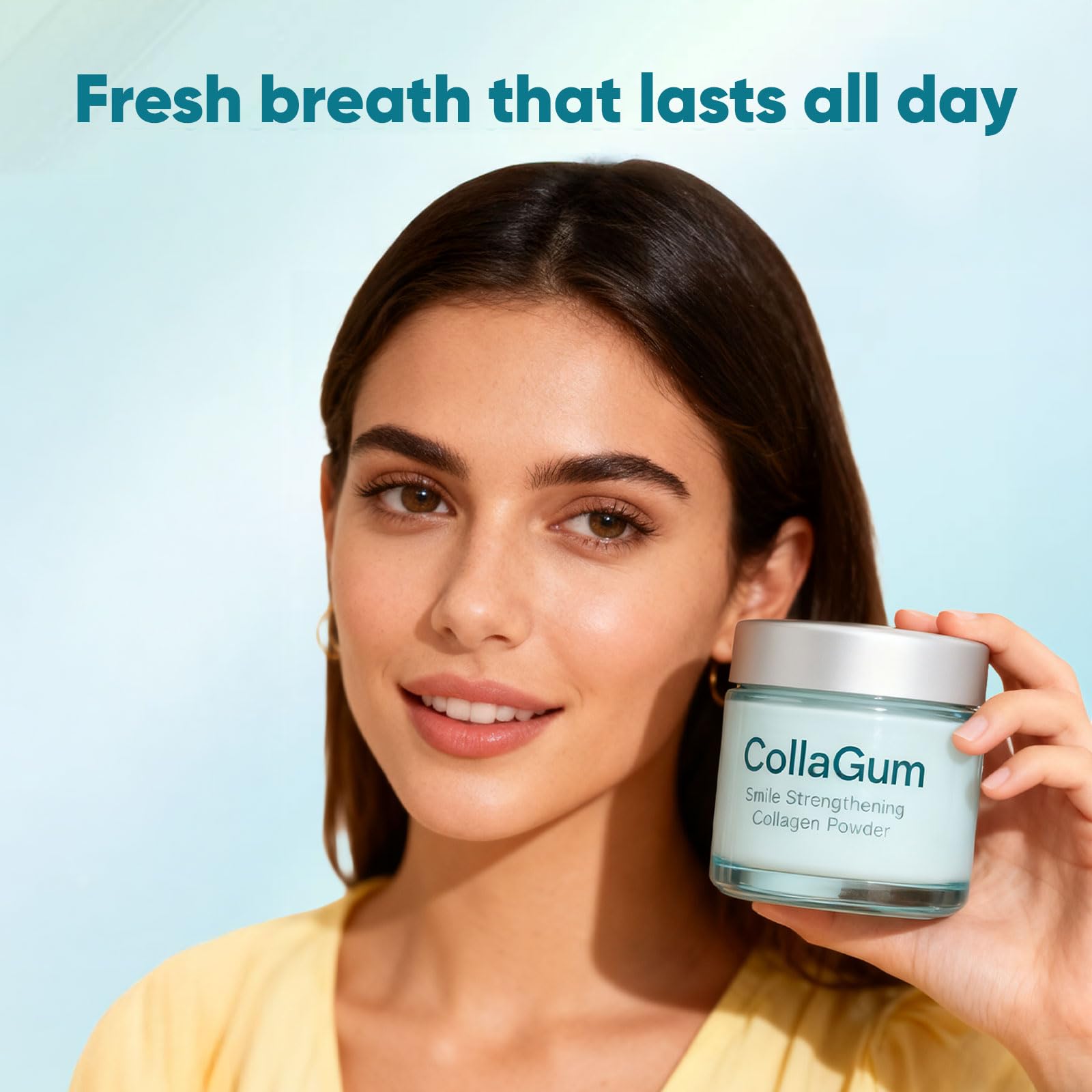 WERANOZ plant-based ingredients highlight a natural, refreshing brushing experience.