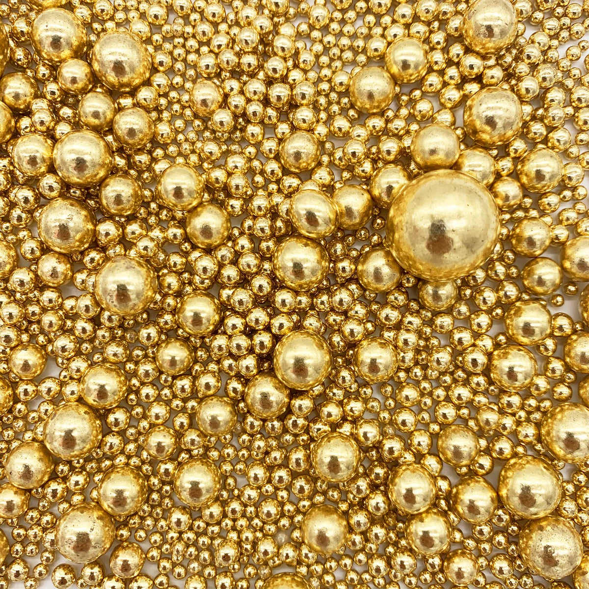 Weraru gold pearl sugar sprinkles bottle adds sparkling decoration to celebrations.