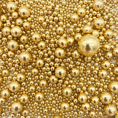 Weraru gold pearl sugar sprinkles bottle adds sparkling decoration to celebrations.
