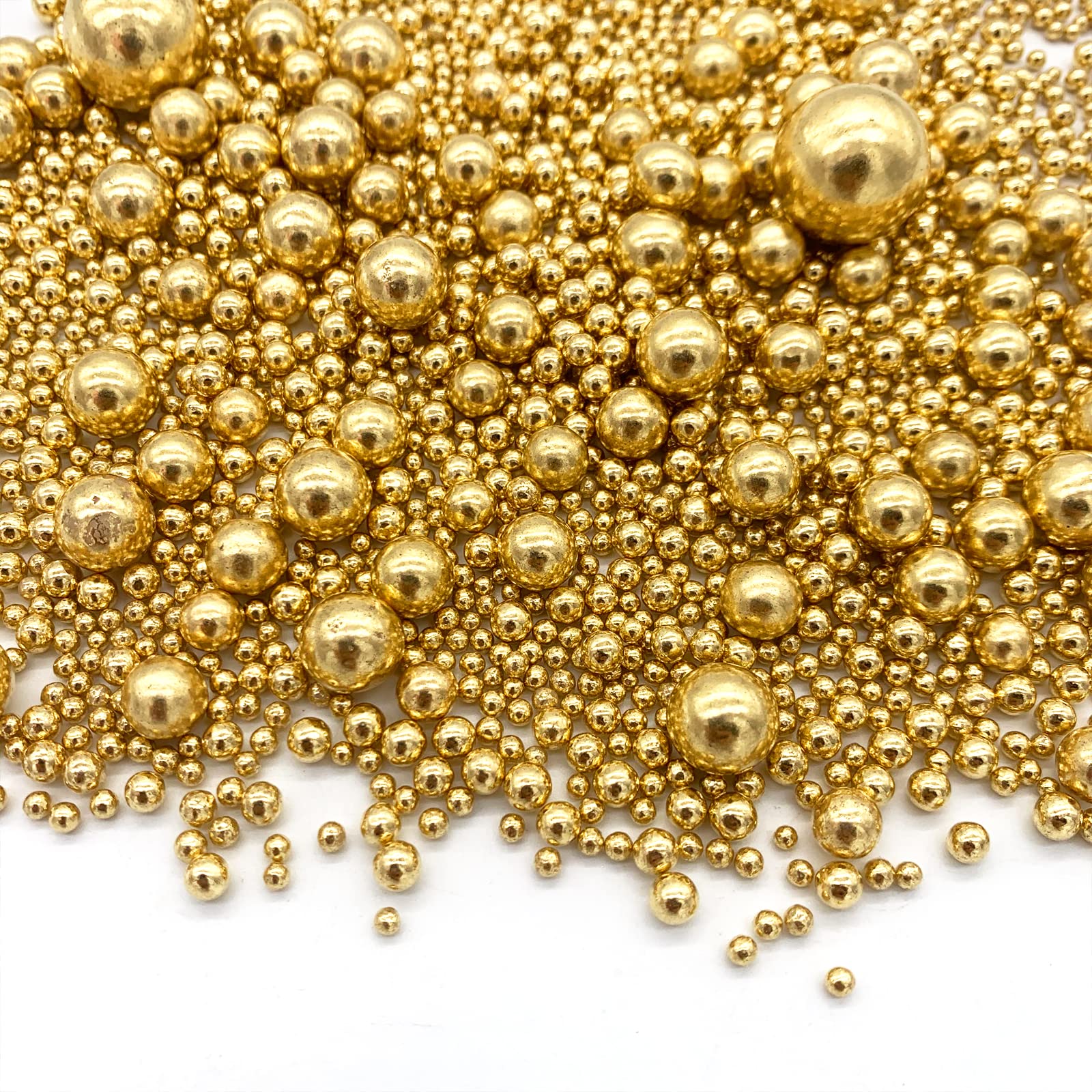 Weraru gold pearl sugar sprinkles brighten party desserts and decor.