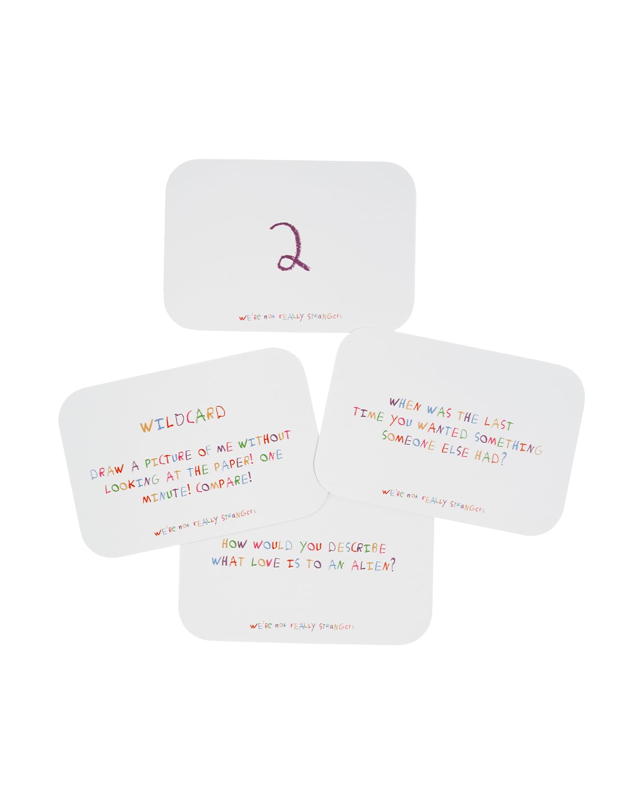 WE'RE NOT REALLY STRANGERS Kids Edition suitable for ages 5+, promoting inclusive family play.