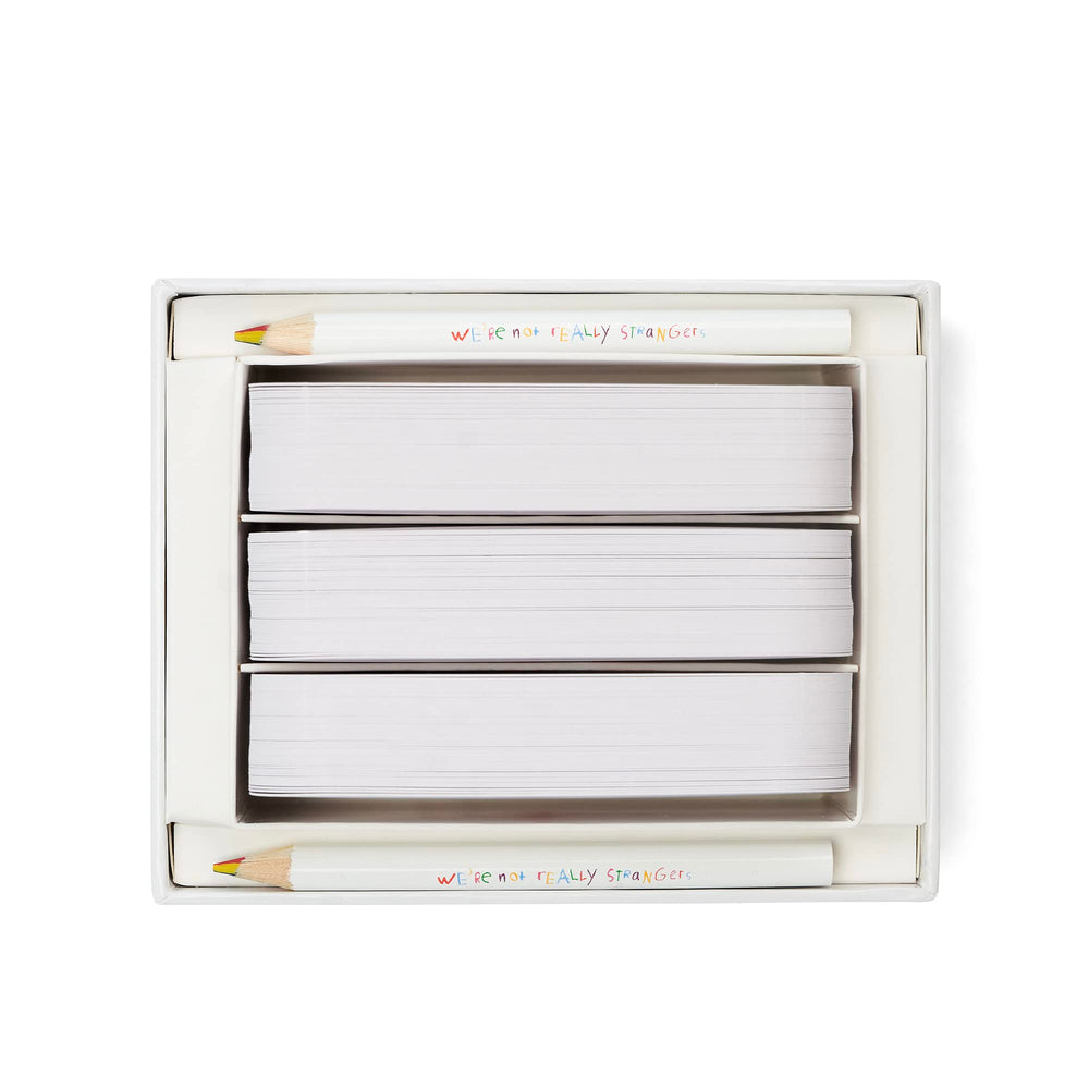 WE'RE NOT REALLY STRANGERS Kids Edition level 3 reflection cards inspire honest self and group reflections.