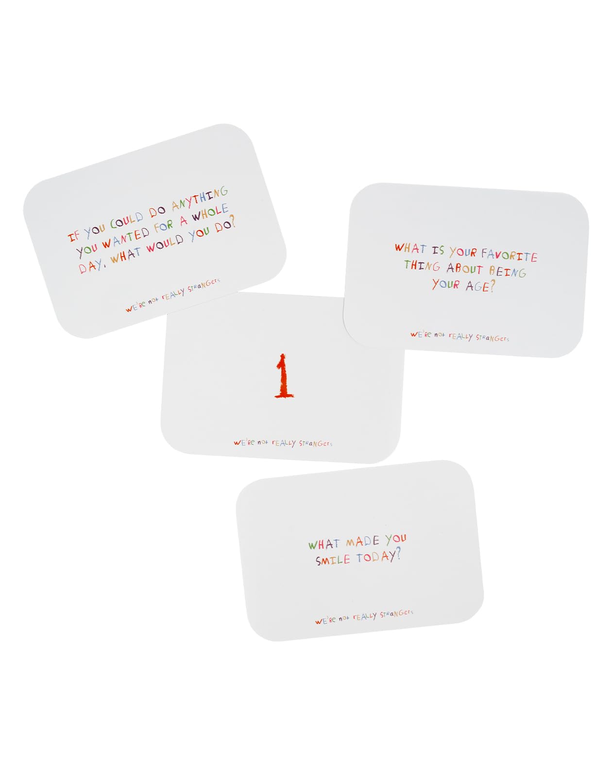 WE'RE NOT REALLY STRANGERS Kids Edition why cards stimulate curiosity and meaningful questions.