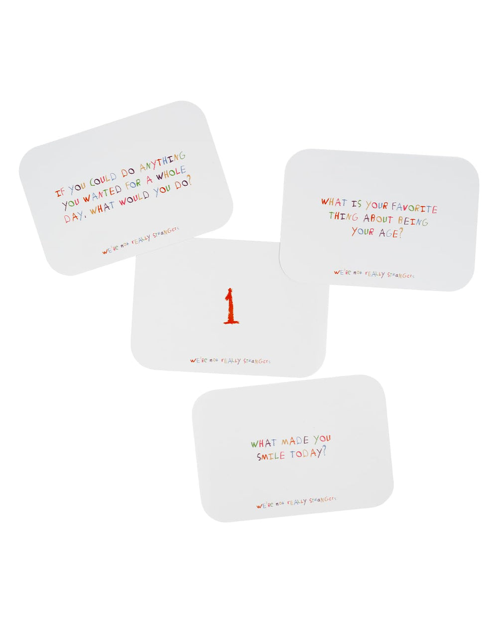 WE'RE NOT REALLY STRANGERS Kids Edition why cards stimulate curiosity and meaningful questions.