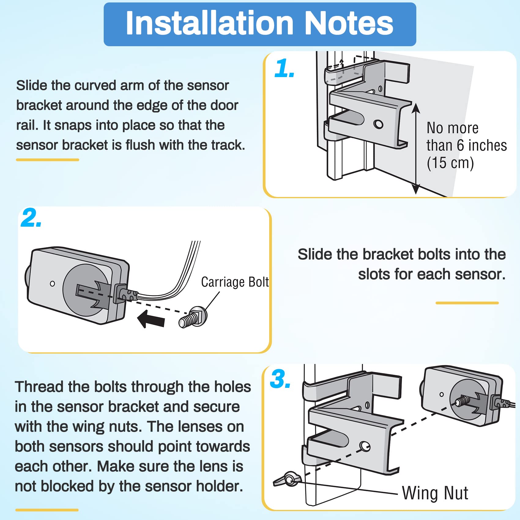 Werhoo installation friendly bracket and kit simplifies sensor replacement and setup.