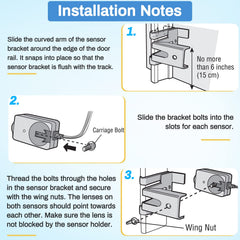 Werhoo installation friendly bracket and kit simplifies sensor replacement and setup.
