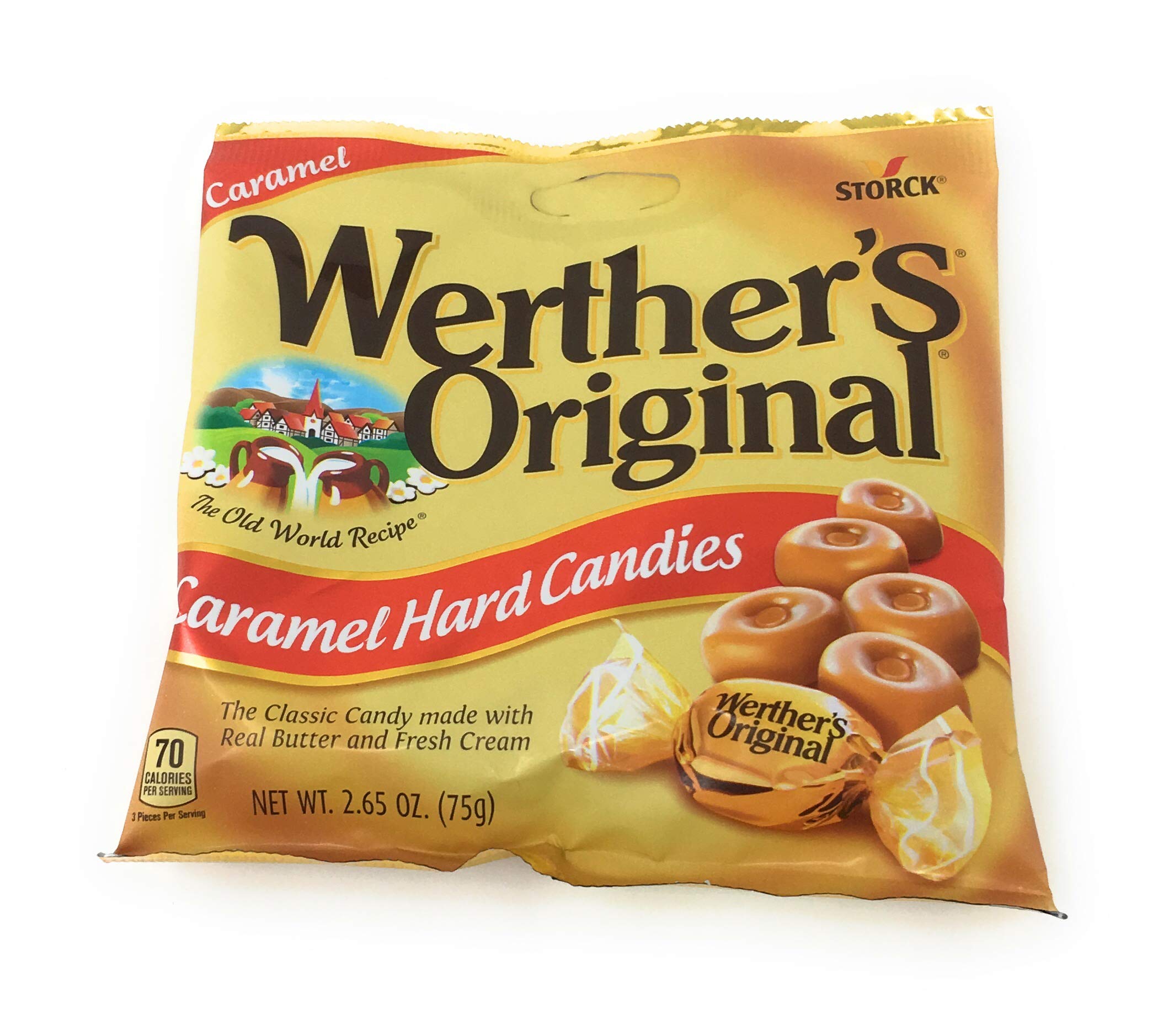 Werther's Original bundle creamy caramel filled pieces highlighted for smooth centers