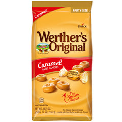 Werthrs Original Caramel Hard Candy bulk bag, ideal for sharing at gatherings and gifting