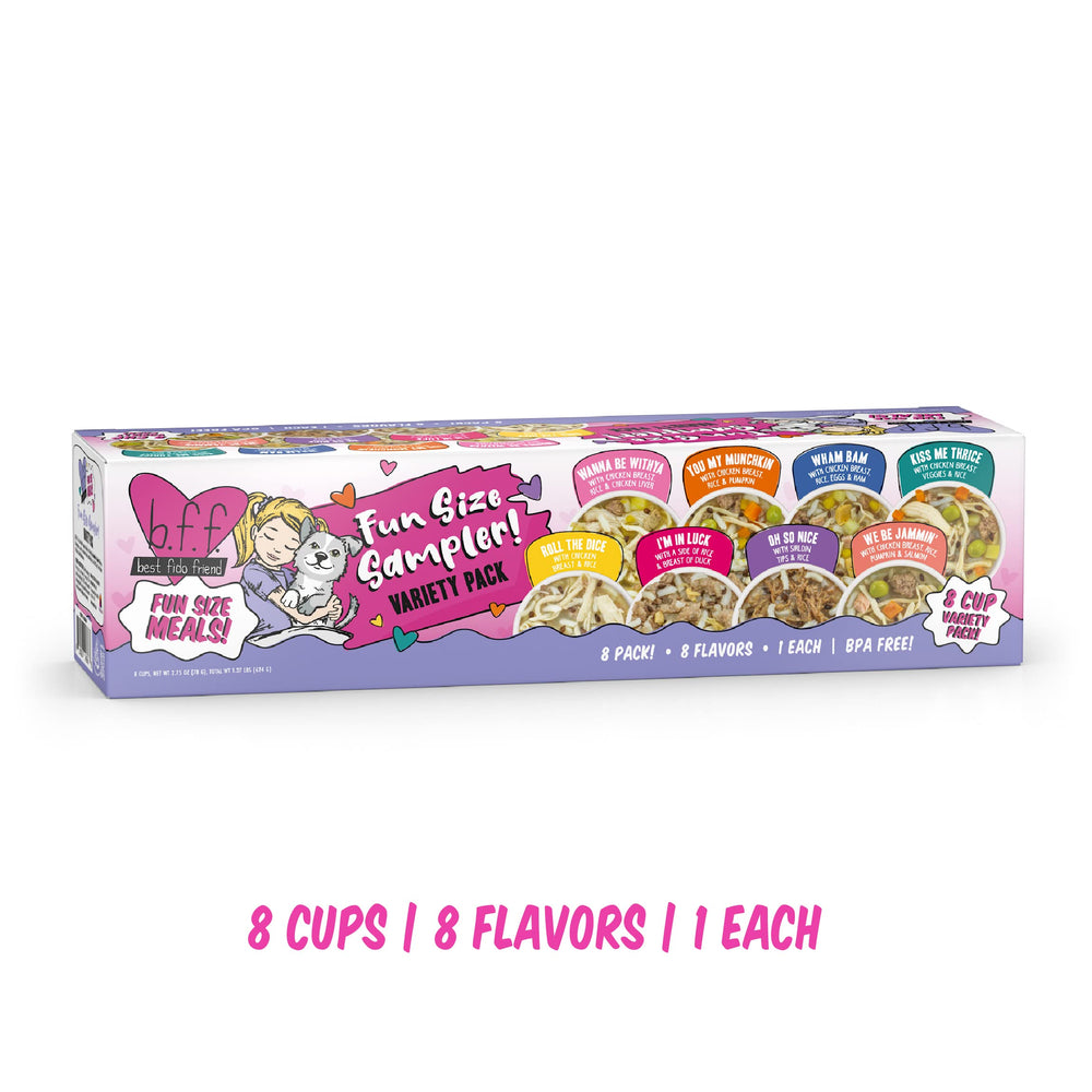 Weruva B.F.F. I'm in Luck cup featuring duck and rice for easy dinners.