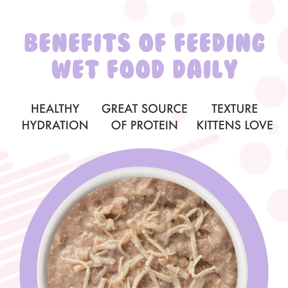 Weruva Kitten Can Jam serving size 3oz supports portion control.