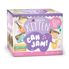 Weruva Kitten Can Jam variety pack offers hydration with tasty gravies for kittens.