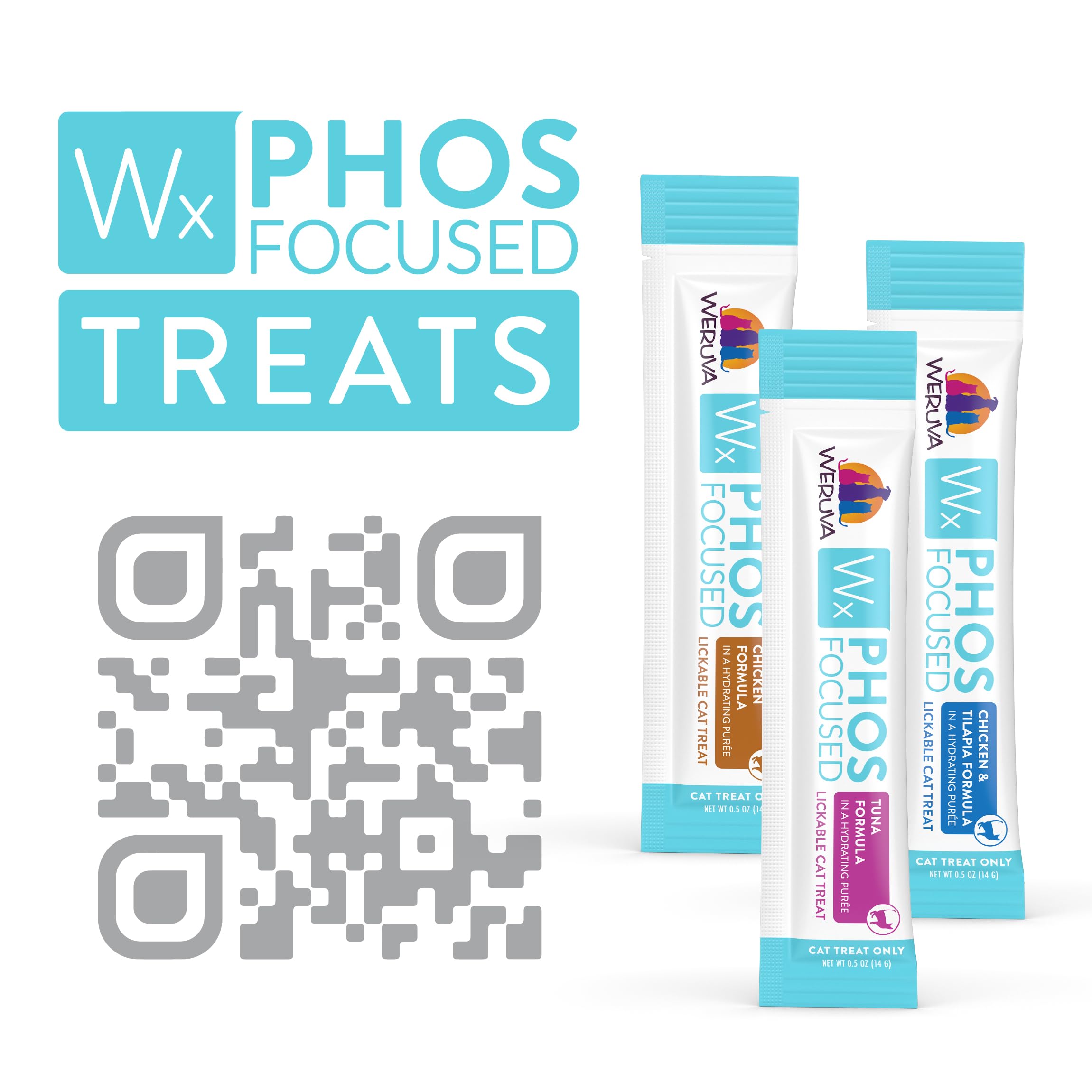 Weruva Wx Phos Focused variety-pack-front: ready-to-serve assortment for feline tastings.