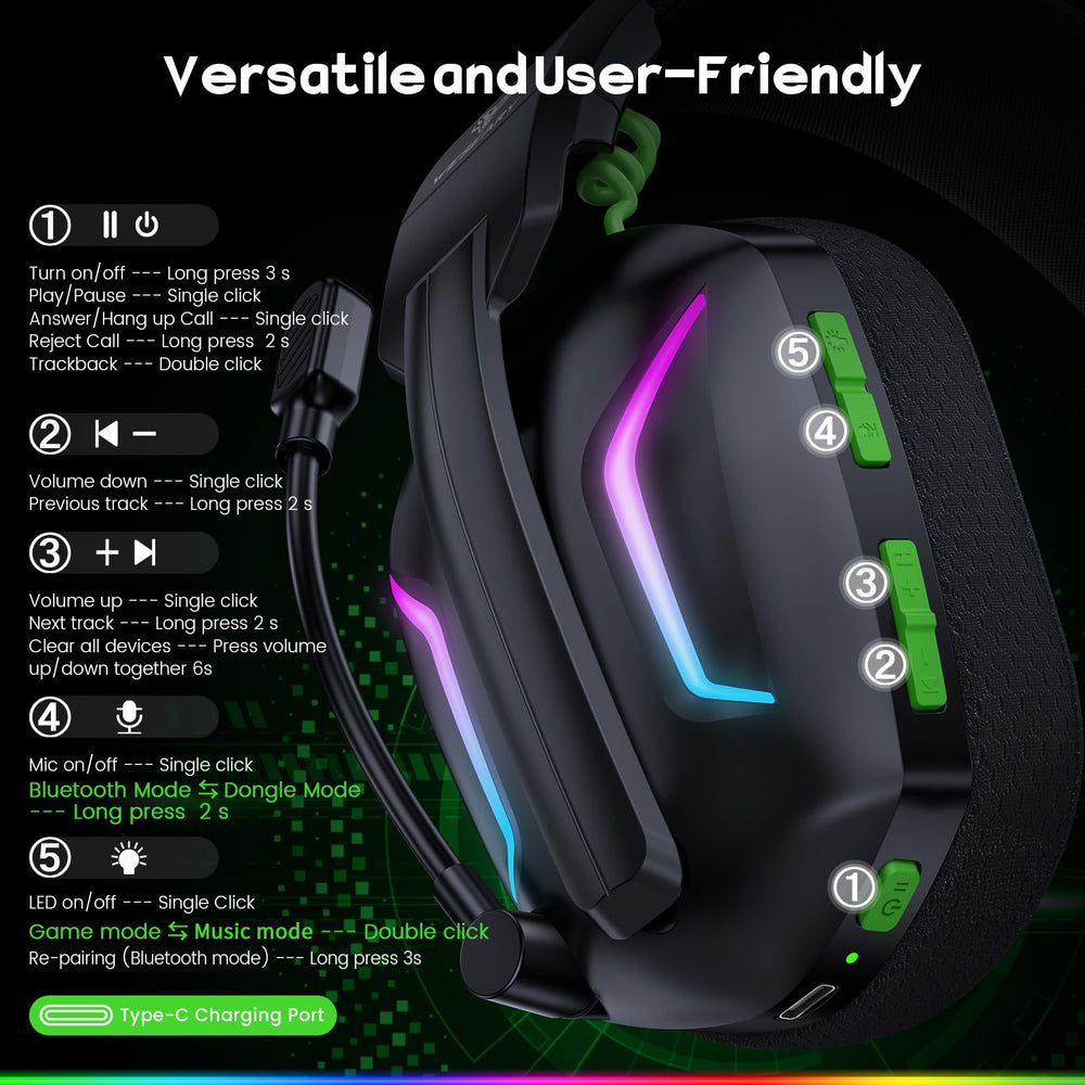 WESEARY quick mute button for instant mic privacy