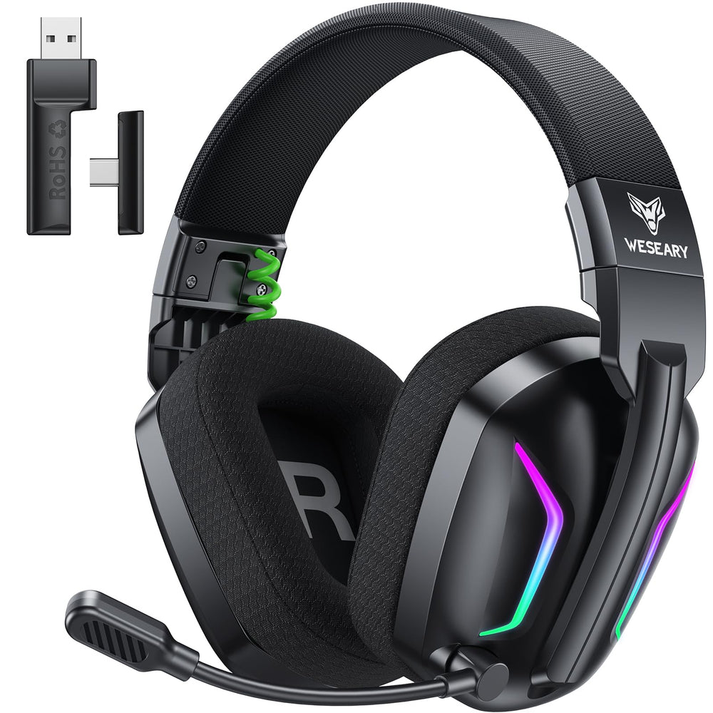 WESEARY wireless headset with 50mm drivers delivers immersive sound for gaming