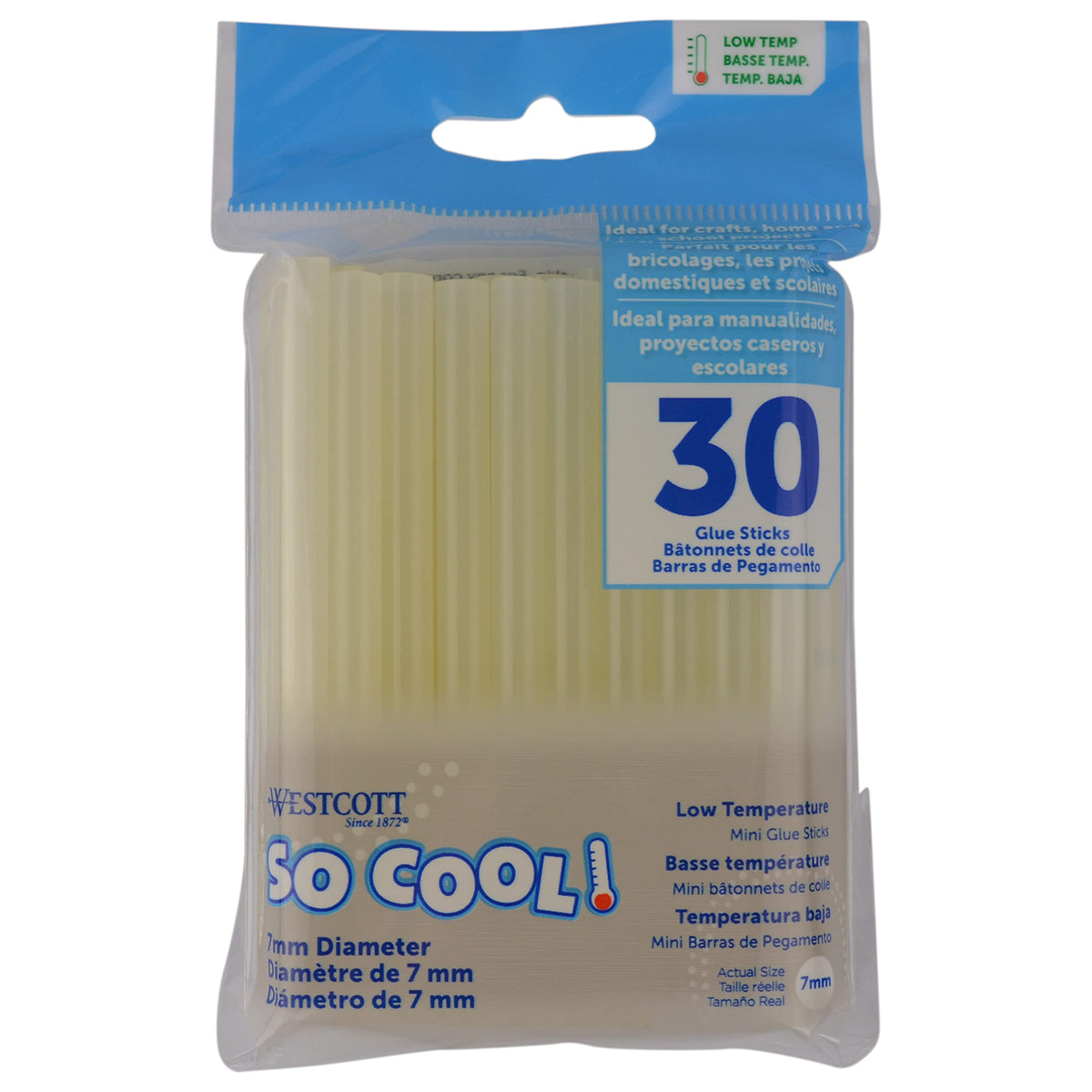 Westcott So Cool glue sticks 30-pack ready for kid-friendly crafts