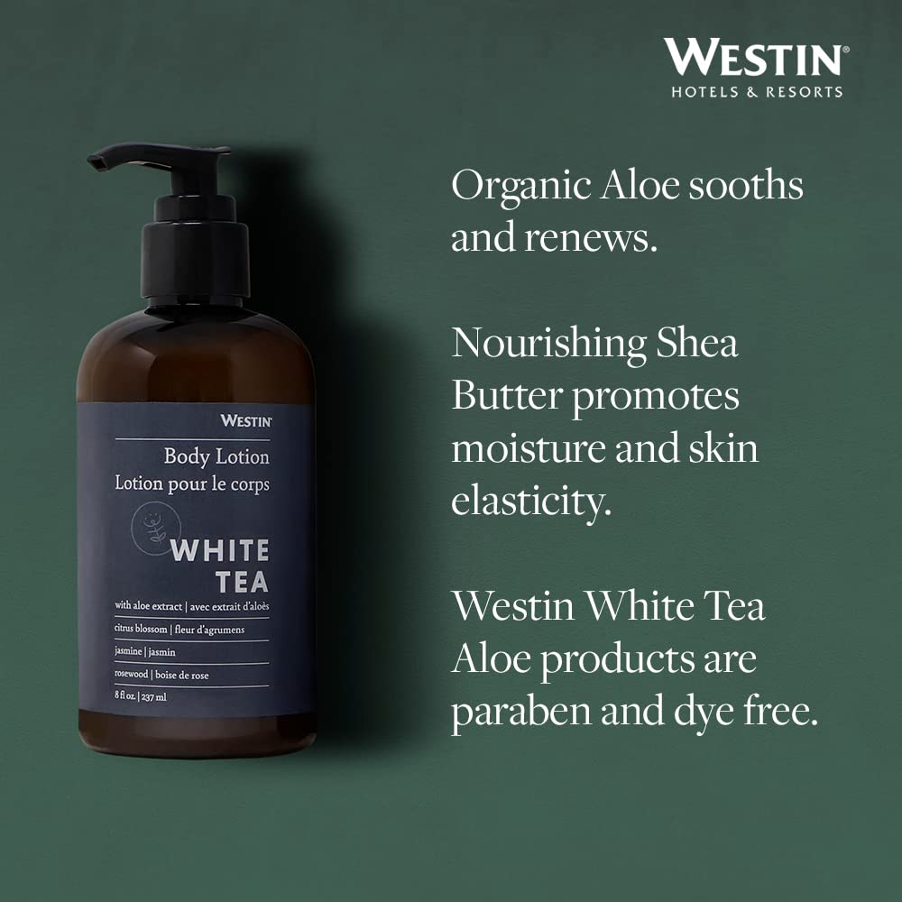 Westin White Tea Aloe signature scent offers a soft aroma.