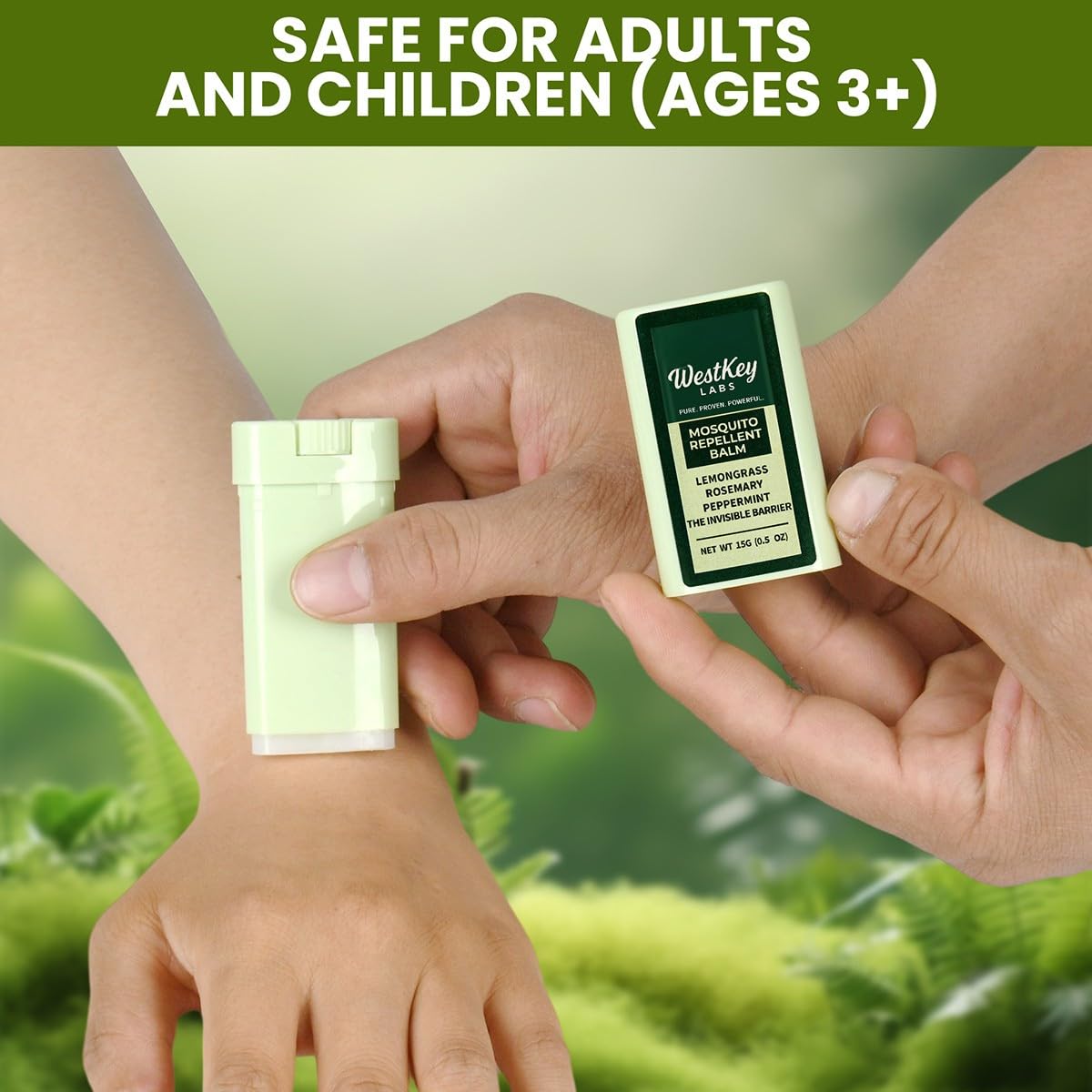 WestKey Labs DEET-free formula safe for kids and adults