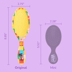 Wet Brush Winnie the Pooh use on wet hair reduces pulling during detangling.