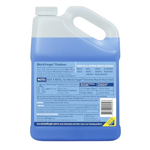 Wet & Forget garden sprayer ready to mix for outdoor cleaning
