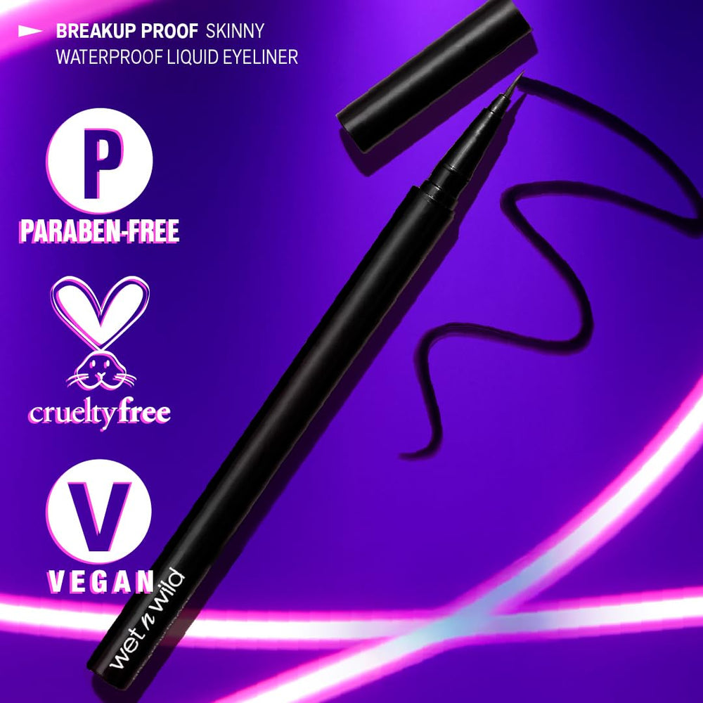 Cruelty-free Wet n Wild Breakup Proof eyeliner for ethical beauty choices.
