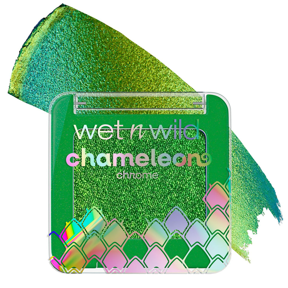 wet n wild Meteor Muse packaging open showing reflective finish for bold looks