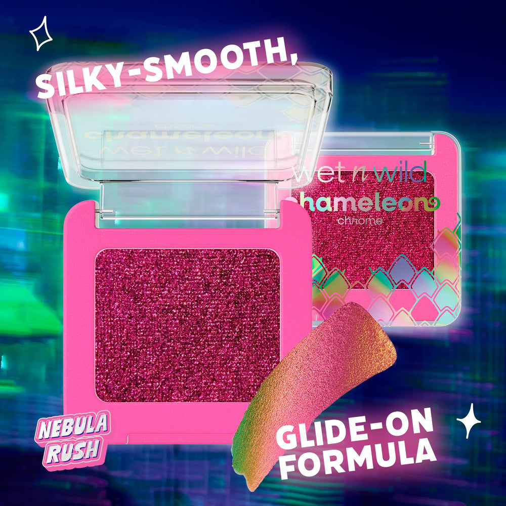 Product packaging image highlighting Wet n Wild cruelty-free branding for Nebula Rush.
