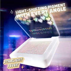 Wet n Wild Chameleon Chrome Eyeshadow Starlight Fever reflective pearls glow.
