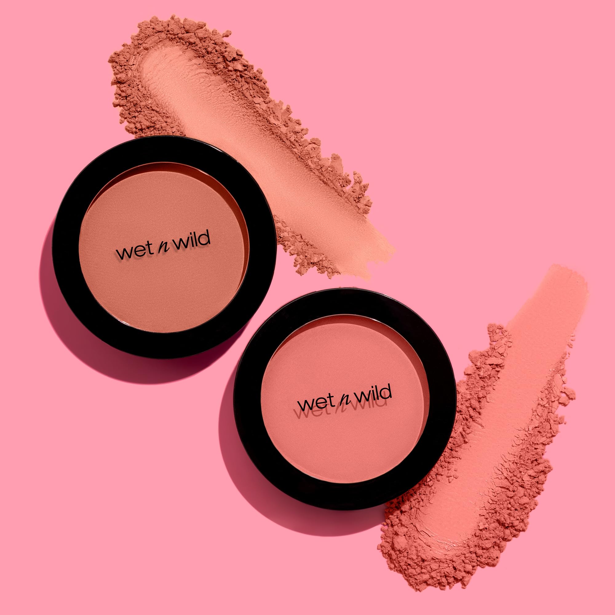 wet n wild Color Icon Blush Naked Brown long-lasting rosy payoff.