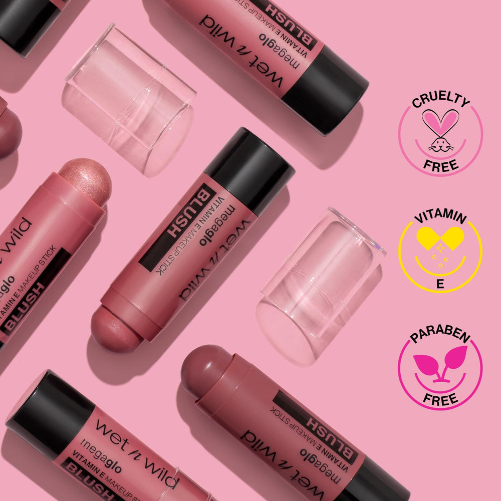 Cruelty-free badge on Wet n Wild MegaGlo makeup stick