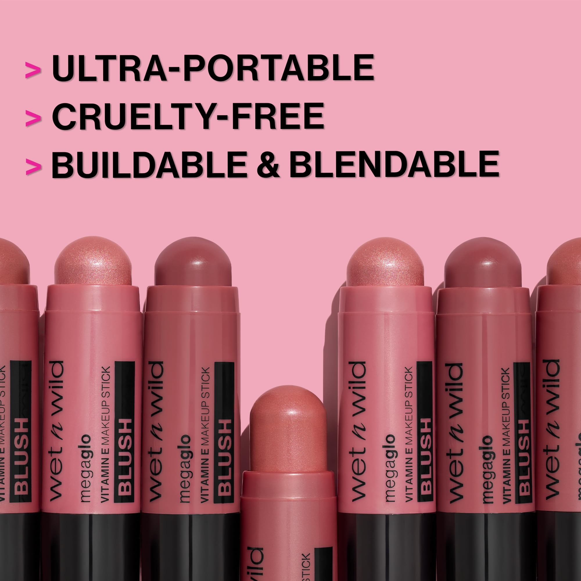 Portable compact Wet n Wild MegaGlo makeup stick for travel-ready beauty