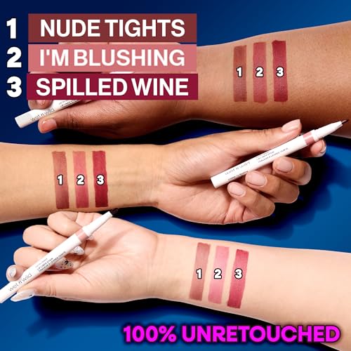 wet n wild Perfect Pout Lip Liner Stain flat side for easy full lip filling.