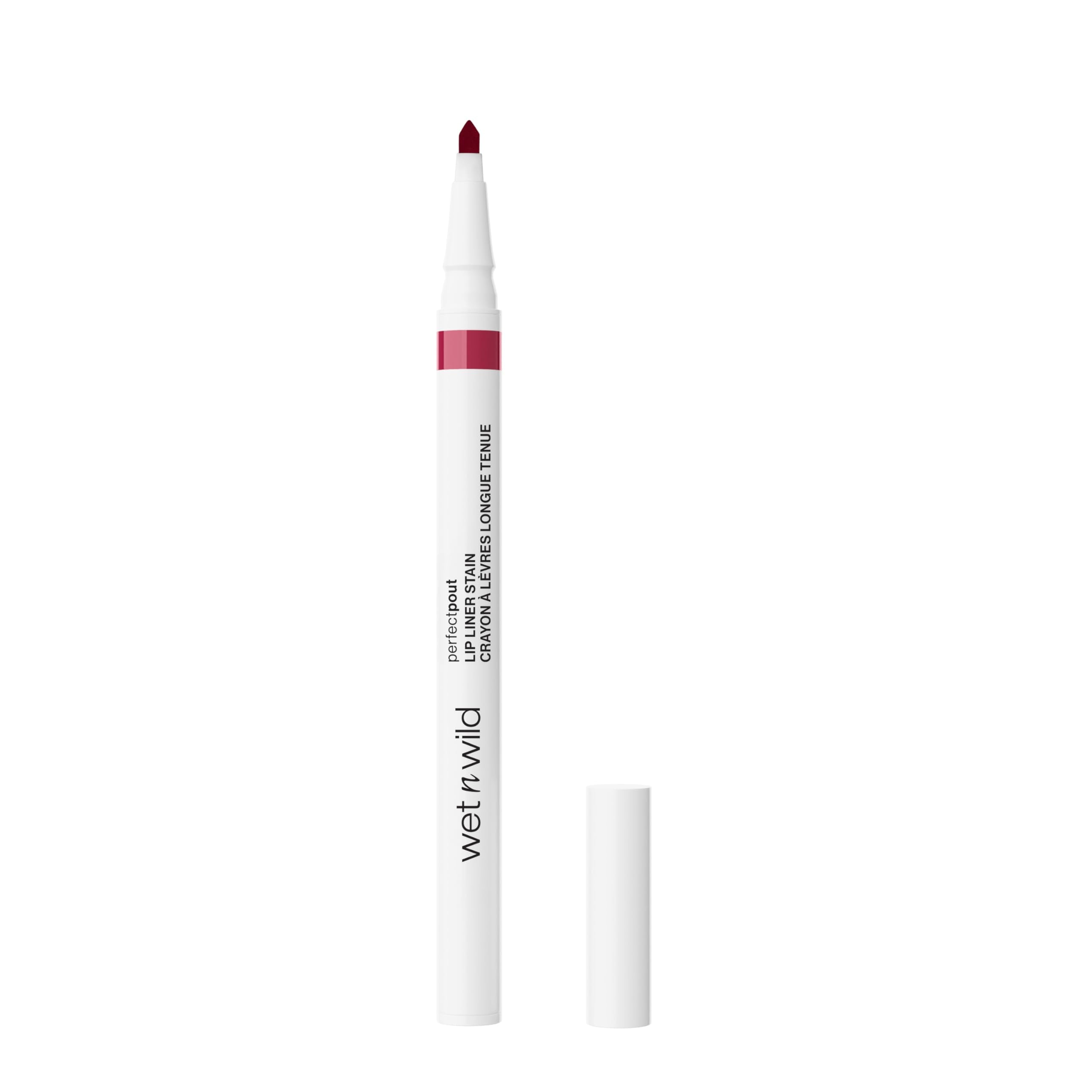 wet n wild Perfect Pout Lip Liner Stain transfer-proof formula stays put.