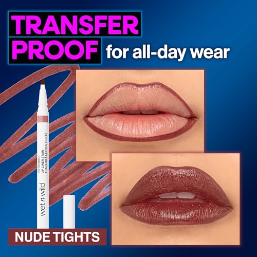 wet n wild Perfect Pout Lip Liner Stain transfer-proof formula for all-day wear.