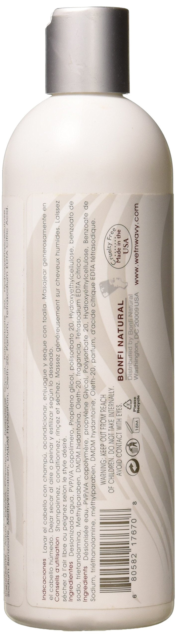 Wet-N-Wild Wet Gel on natural waves for defined shape and movement