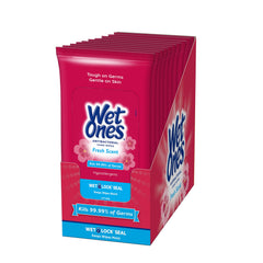 Wet Ones Fresh Scent Wipes Pack for on-the-go cleaning and germ protection