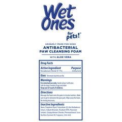 Wet Ones antibacterial formula kills germs on contact for paw care
