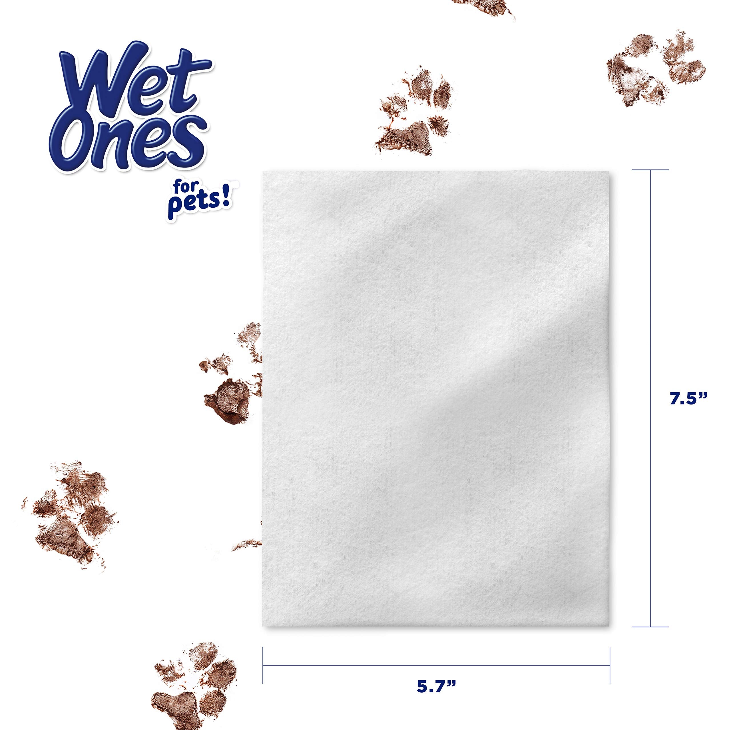 Wet Ones Pets travel-friendly wipes ideal for car rides and trips.