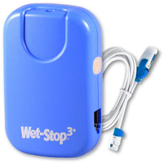 Wet-Stop 3 blue bedwetting alarm front view for easy bedside setup