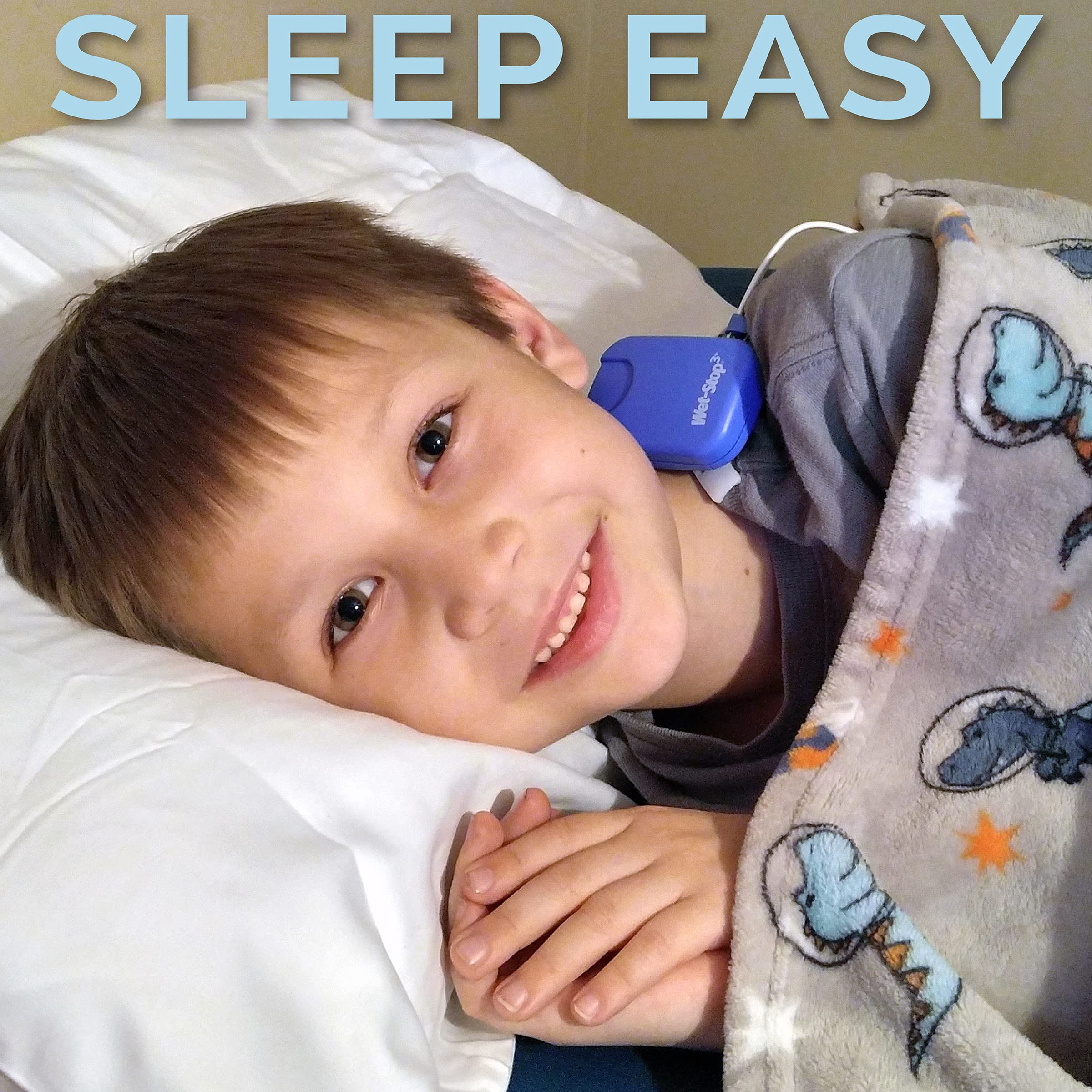 Wet-Stop 3 blue downloadable bedwetting book offered for caregiver guidance