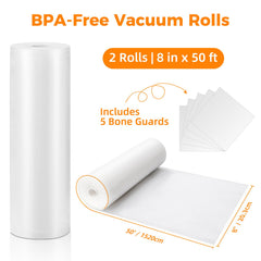Wevac BPA-free vacuum bags designed for safe food storage and sous vide.